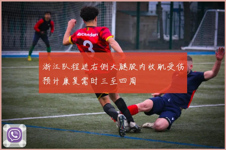 浙江队程进右侧大腿股内收肌受伤预计康复需时三至四周